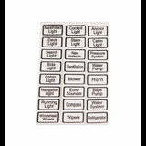Marine Town Nautische Symbolaufkleber 9203328