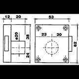 Olcese Ricci 2565 OC Floor Standing Lock