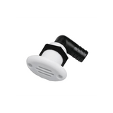 Ventilación de nailon curva ovalada blanca New Rade 31517