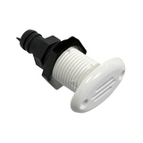 Neue Rade weiße Nylon-Lüftungsöffnung, oval, Durchmesser 16 mm, 37330