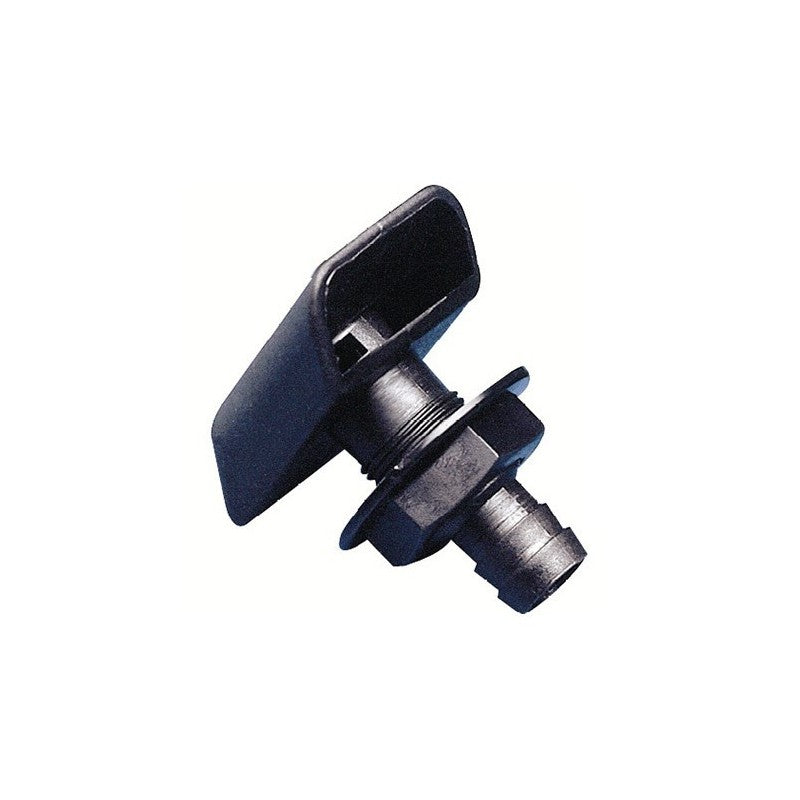Nuevo respiradero de nailon negro Rade de 16 mm de diámetro 44903