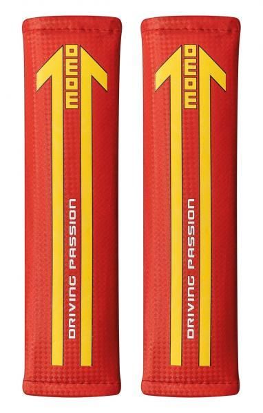 Momo Carbon Red Sicherheitsgurtpolster