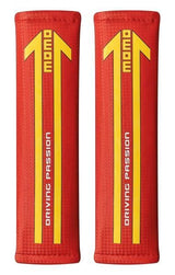 Momo Carbon Red Sicherheitsgurtpolster