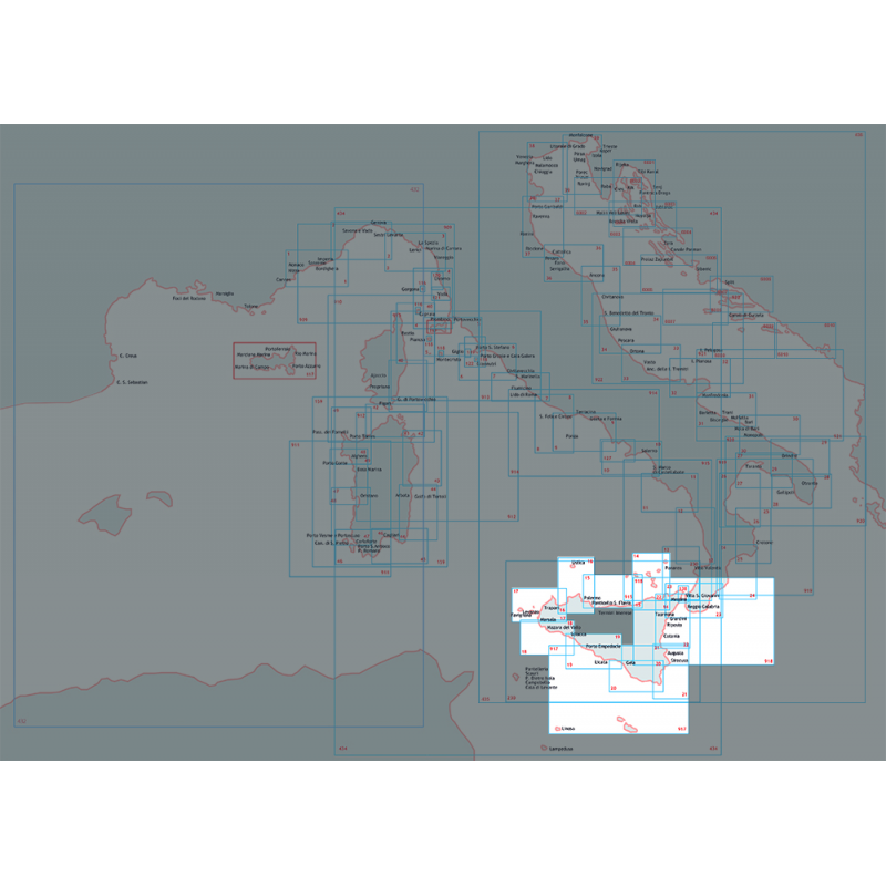 Istituto Idrografico Da Capo Milazzo a Capo Orlando e Eolie 14 CARTA NAUTICA