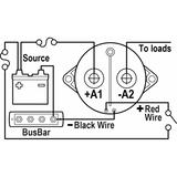 Blue Sea Solenoide Serie L 150A 12/24 V 7765-BSS