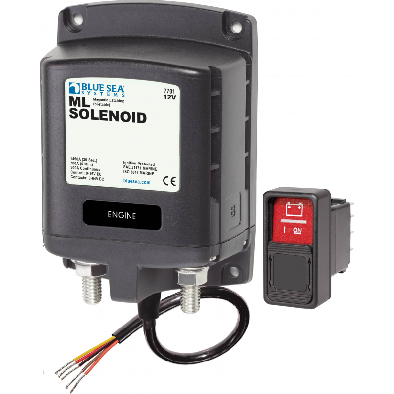 Blue Sea Solenoide Bistabile Serie ml 12 Volt 7701-BSS