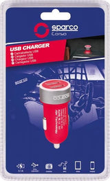 Sparco Caricabatterie con doppia uscita USB 5V 2.4A