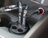 Sparco Becherladegerät mit 2 12/24V-Steckdosen und 2 5V 3,1A USB-Ausgängen