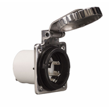 Spina 2p+t 220v. 32a Ip56 in Acciaio Inox
