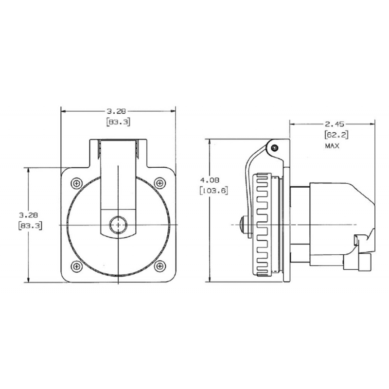 Hubble Spina Elettrica Inox 32 Ampere HBL332SSX