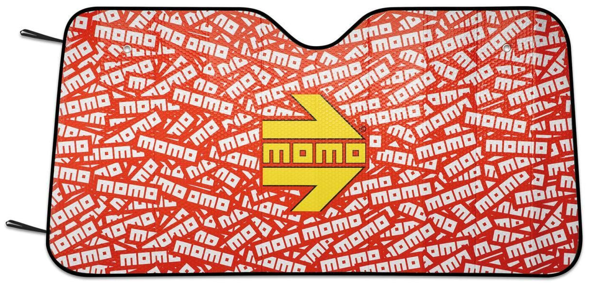 Momo Parasol parabrezza auto interno anteriore Freccia rosso/bianco 130x60 cm