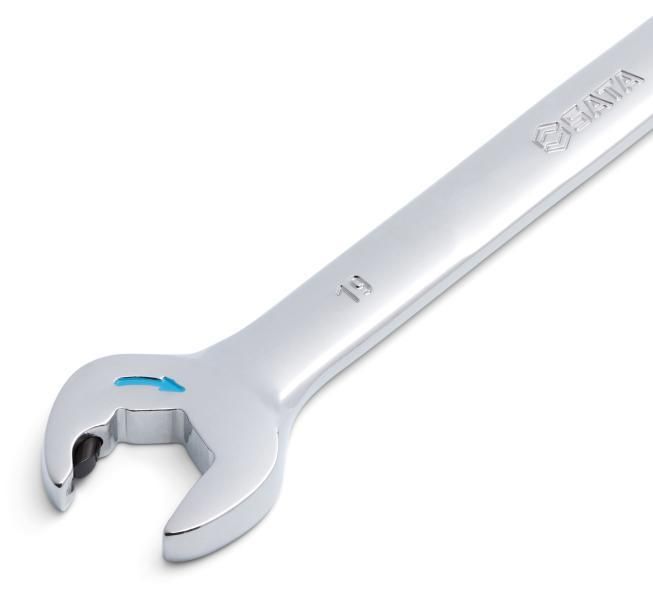 Sata 8-piece double ratchet metric wrench set