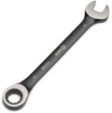 Sata 12-piece black edition metric ratchet combination wrench set
