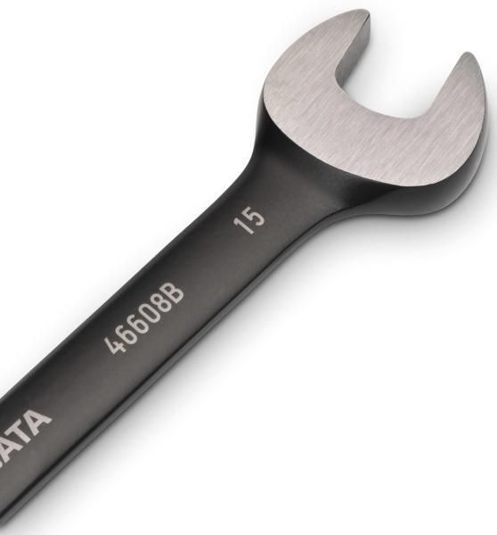 Sata 12-piece reversible ratchet metric combination wrench set, black edition