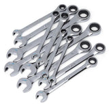 Juego de llaves métricas de trinquete doble Sata de 12 piezas