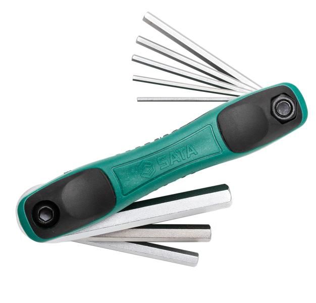 Sata 8-Piece Folding Hex Key Set