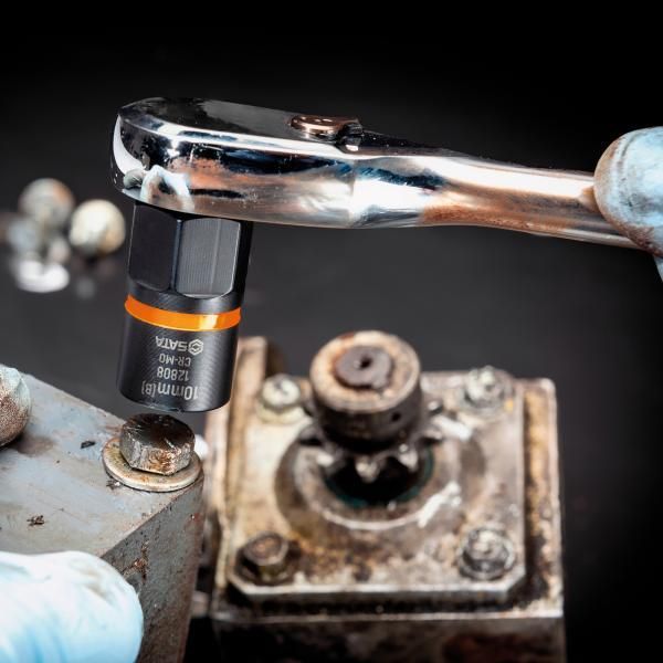 Sata BoltBiter 1/4'' und 3/8'' metrischer/SAE Steckschlüsselsatz, 13-teilig