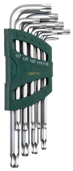 Sata Set chiavi Torx a punta sferica lunga 9 pz