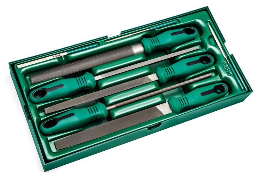 Sata Set A Tray Lime With Handle 8Pcs