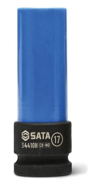 Dado de impacto SATA de 1/2 pulgada y 17 mm recubierto