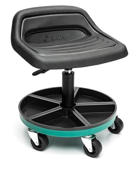 Sat-Sitz mit Rollen und magnetischen Ablagen