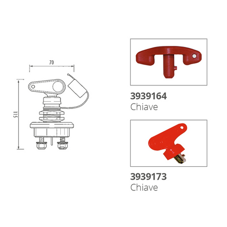Quick Stacca Batteria Ottone FDS14C000000A00