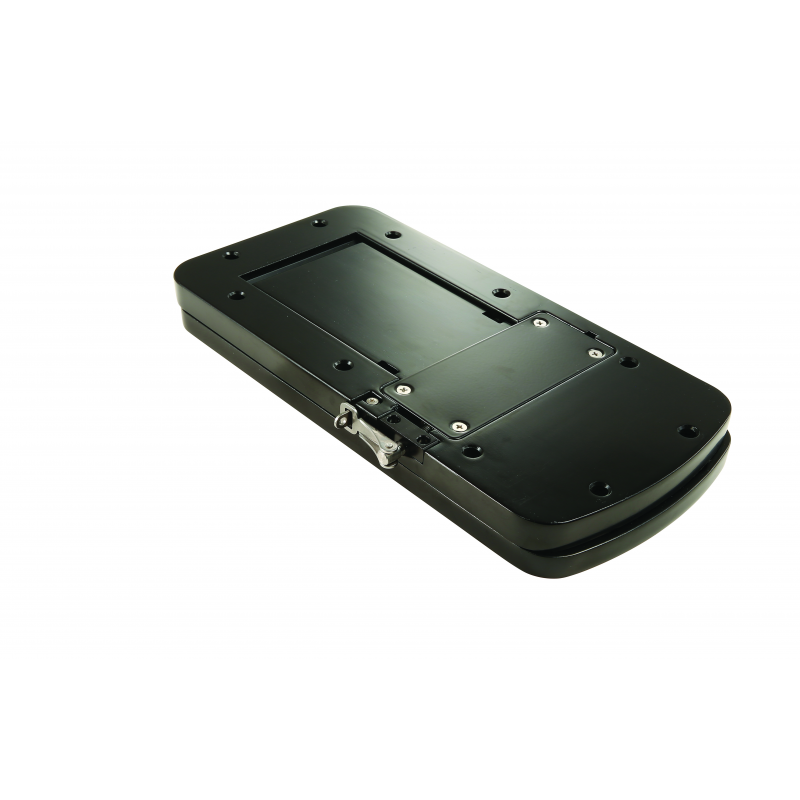 Schwarze Schnellverschlusshalterung aus Aluminium für Elektromotoren der Motorguide Xi-Serie