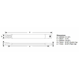 Hella Marine Strip Led Bianco Caldo/Rosso 12 Volt nautica 2JA 958 121-101
