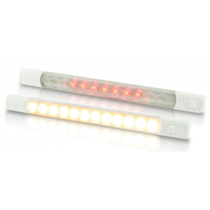 Hella Marine Strip Led Bianco Caldo/Rosso 12 Volt nautica 2JA 958 121-101