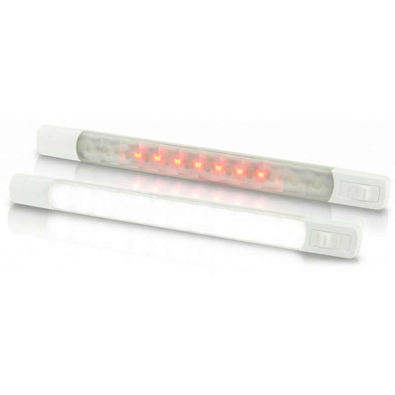 Tira LED marina Hella blanca/roja de 12 voltios náutica 2JA 958 121-001