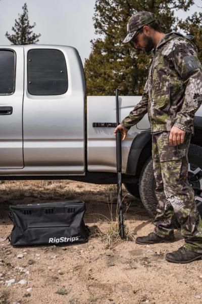 Protector magnético para cañas de pescar, rifles y bicicletas Rigstrips