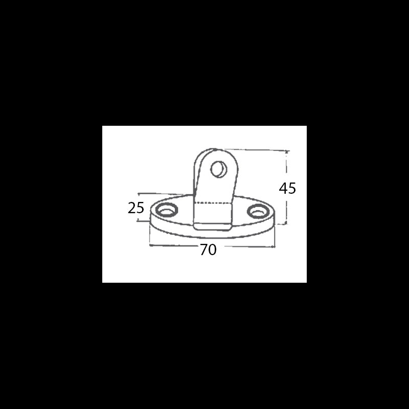 FNI Supporto a Forcella Inox Snodato S0959-A0001