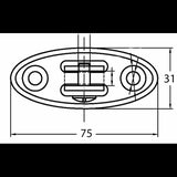 FNI Supporto a Forcella Snodato 180 Gradi S5959-A0070