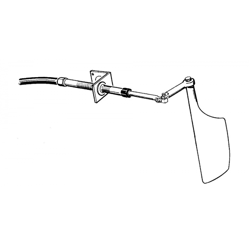 Ultraflex S55 Staffa Di Poppa a Snodo 34744A