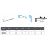 Roca Ab. Supporto Lega Leggera Lungh mm 150 382020