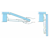 Roca Ab. Supporto Lega Leggera Lungh mm 150 382020