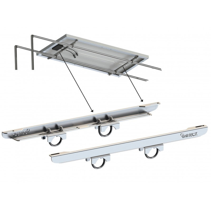 Supporto di Montaggio Pannelli Solari Doppio Rollbar