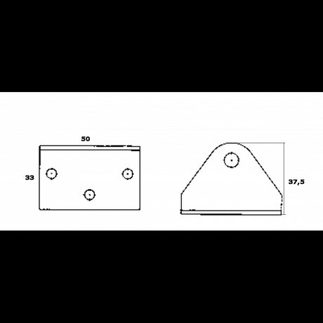 Uflex Stainless Steel Square Support Internal Pin 64329A