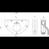 Plastimo Supporto Motore Fuoribordo Grigio 65628