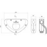 Plastimo Supporto Motore Fuoribordo Bianco 61535