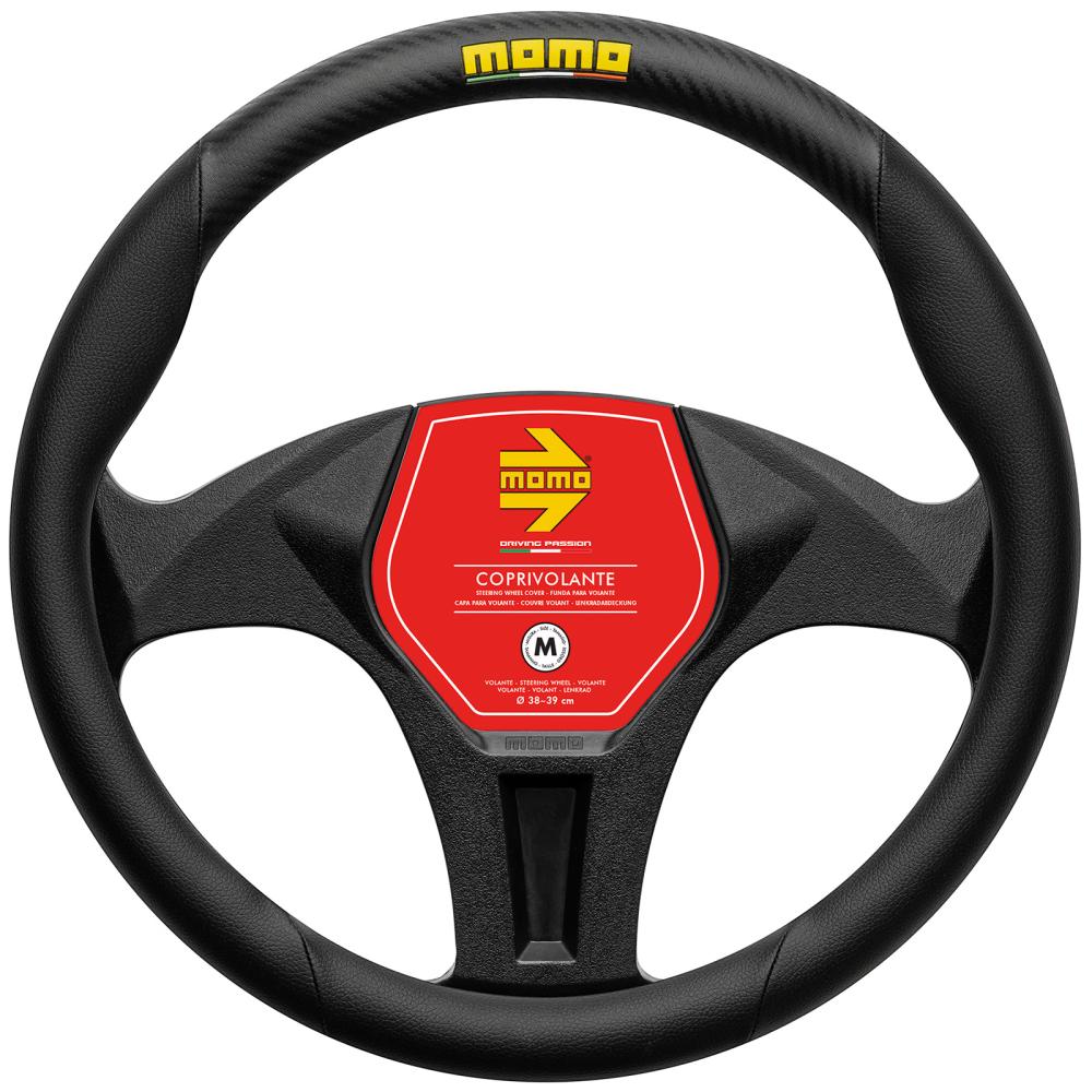MOMO Coprivolante Italia Nero/Carbon 38-39 cm