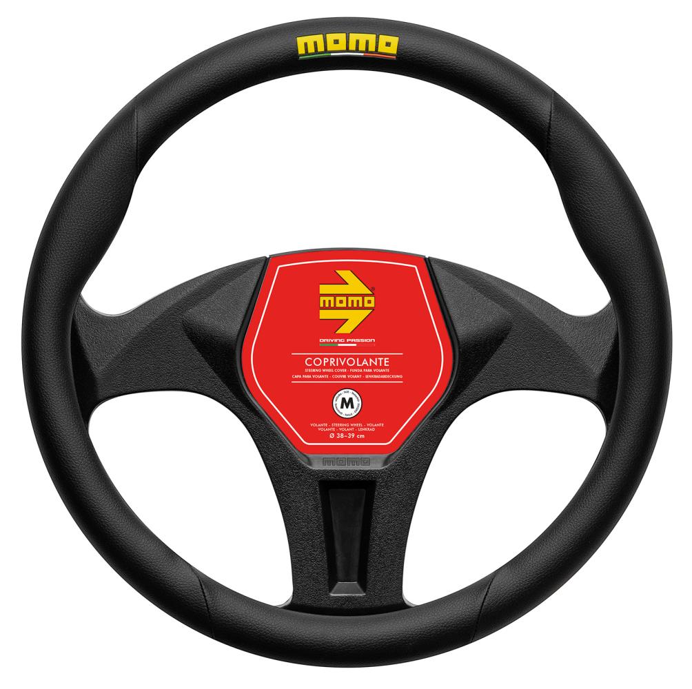 MOMO Coprivolante Italia Nero in PVC 38-39 cm