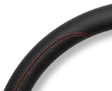 Funda para volante Momo Truck Comfort, PVC negro/costuras rojas, 44-46 cm