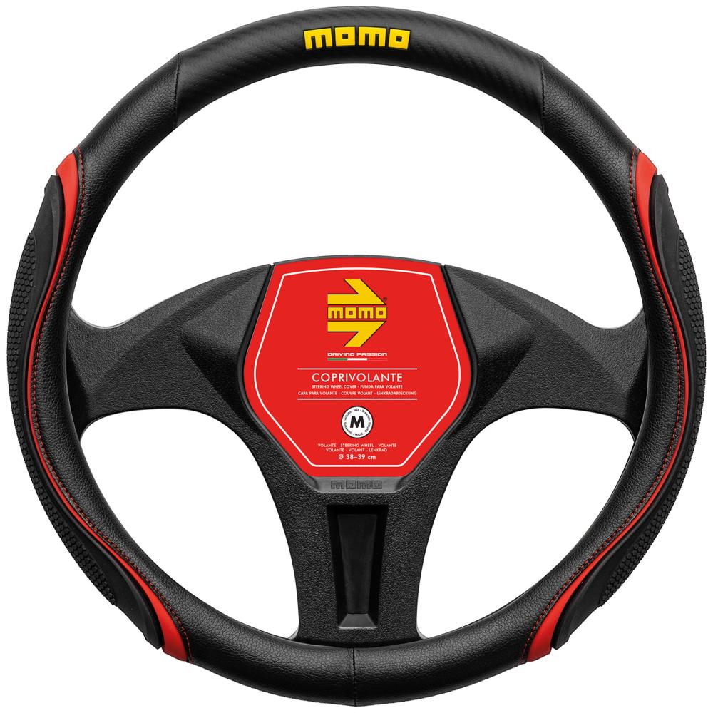 Momo Coprivolante Wave nero/rosso/carbon 38-39 cm