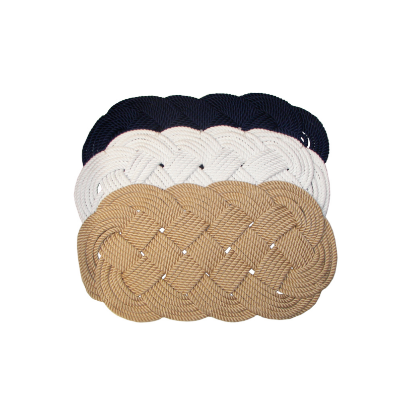 Cavalieri Tappeto Corda Bianco mm 470X250 581.BIANCO