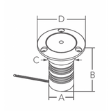 Tappi di Imbarco Inox 38 Mm
