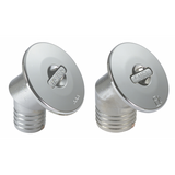 Foresti e Suardi Tappo Ottone Water Inclinato Diametro mm 40 503B.38.C
