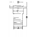 Marine Town Nautica Tappo Inox 316 Fuel Diametro mm 50 8907212