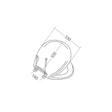 Matromarine Nautica WC-Sitzbezug aus Kunststoff 6500000002
