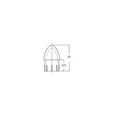 FNI Endkappe für Rohre, Durchmesser mm 22 S0953-A0022